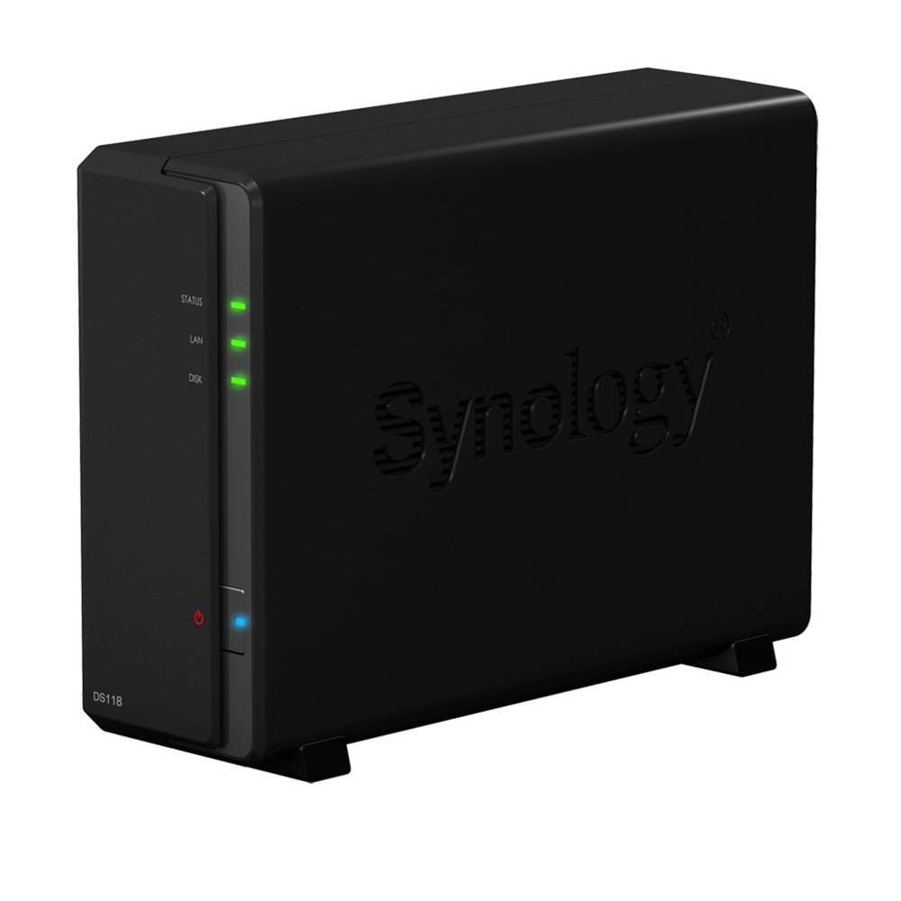 Synology DiskStation DS118 data-opslag-server NAS Compact Ethernet LAN Zwart RTD1296 – 2