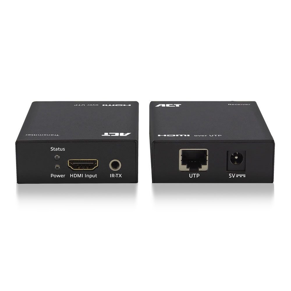 ACT AC7810 HDMI Extender set via een enkele UTP kabel, max. 60m, met IR-set – 0