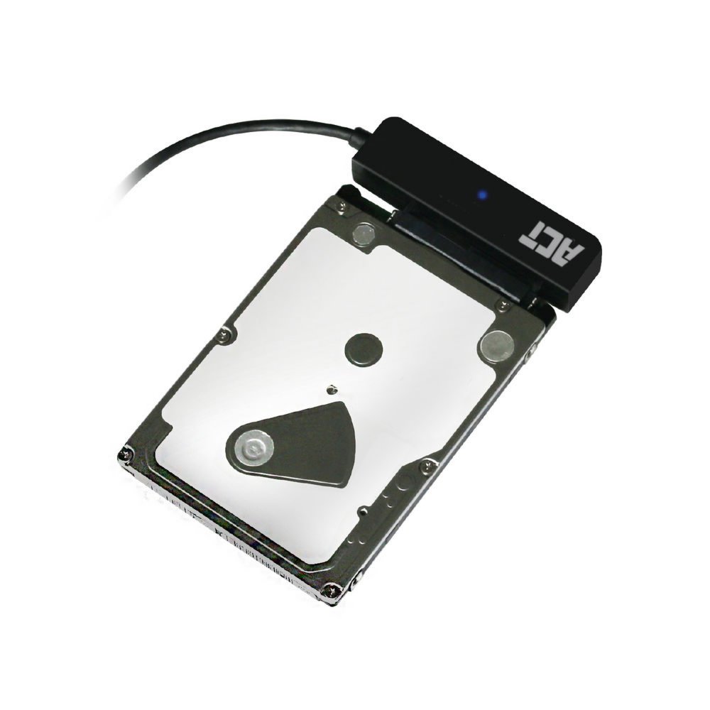 ACT AC1525 tussenstuk voor kabels USB Type-C SATA 7-pin + 15pin Zwart – 3