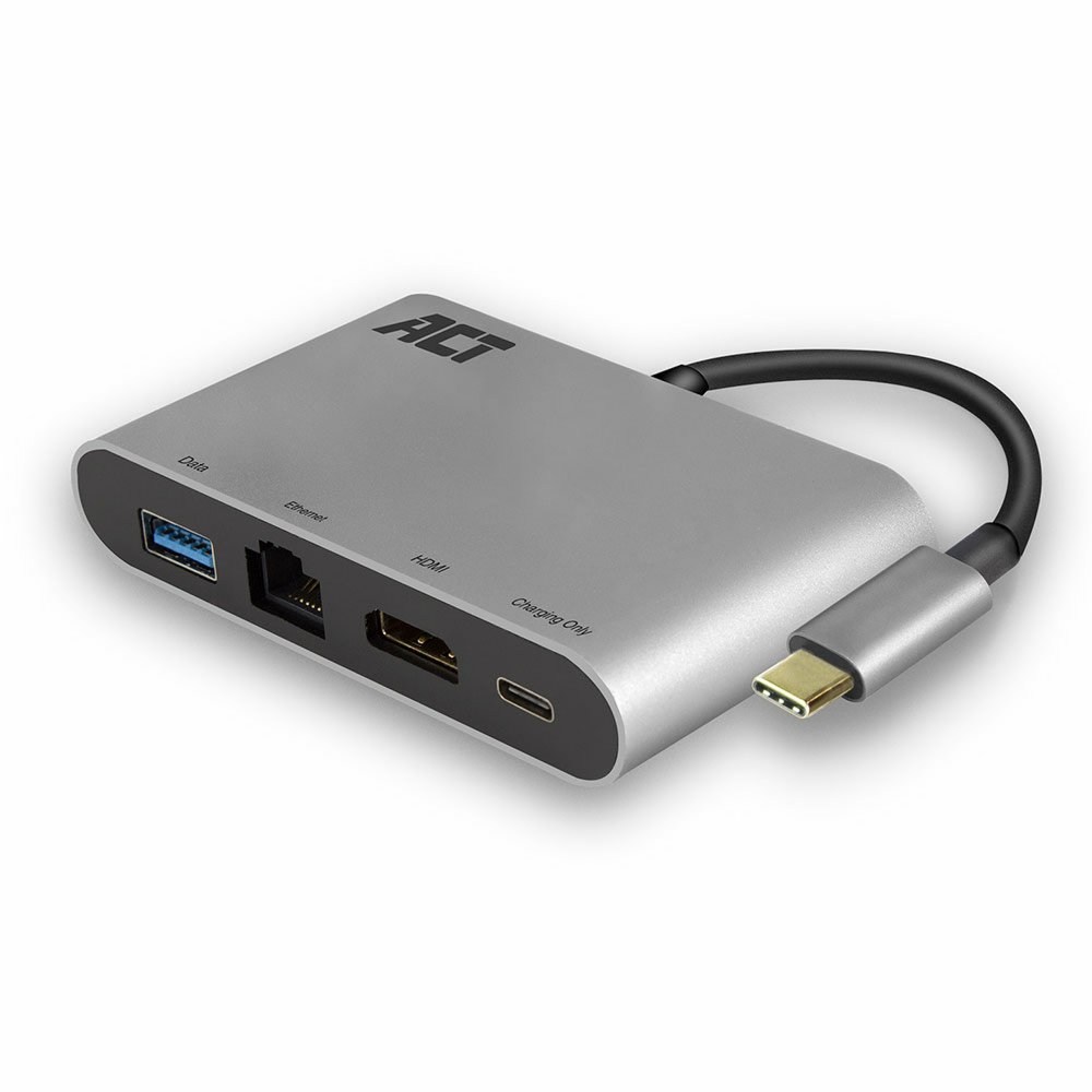 ACT AC7040 USB-C naar HDMI Multi port adapter met ethernet – 0