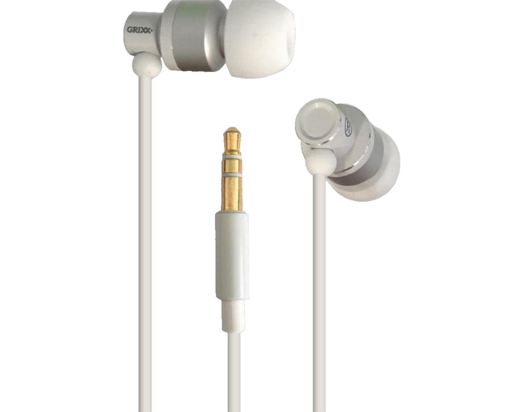 Grixx Optimum Headphone In-Ear White – 0