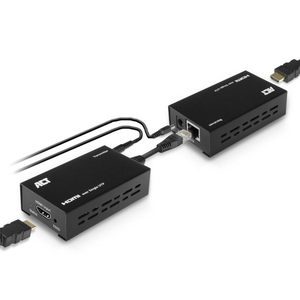 ACT AC7800 HDMI Extender set via een enkele UTP kabel, max. 50m – 3