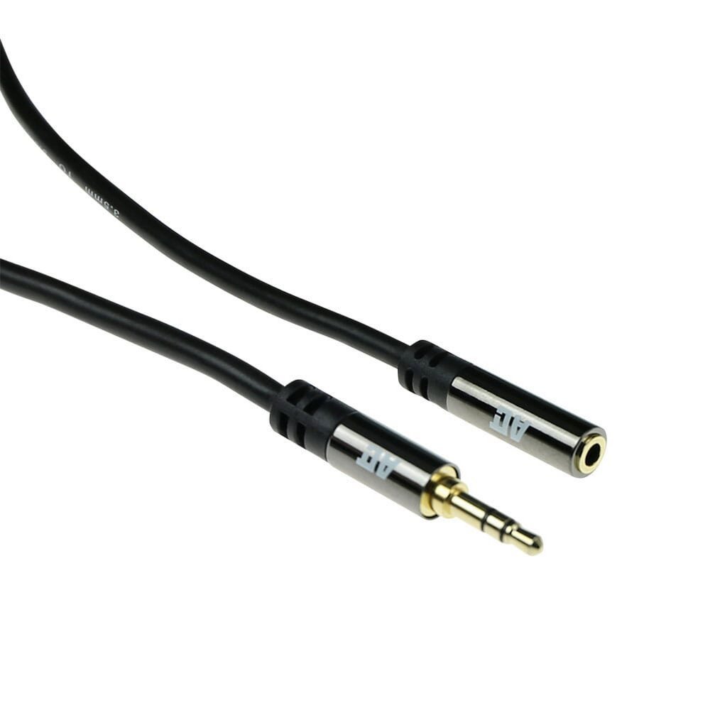 ACT AC3615 audio kabel 2 m 3.5mm Zwart – 0