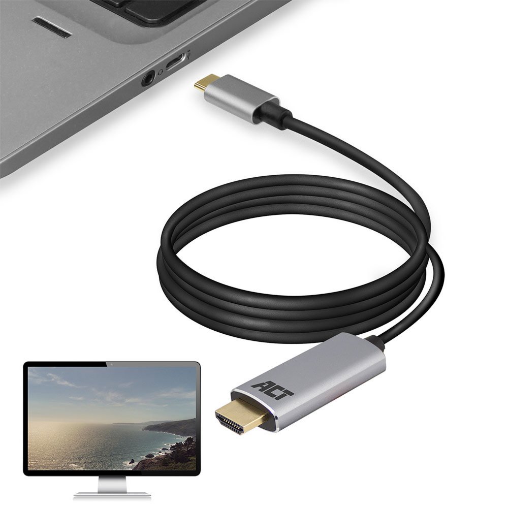 ACT AC7015 USB-C naar HDMI kabel 1,8 meter – 1