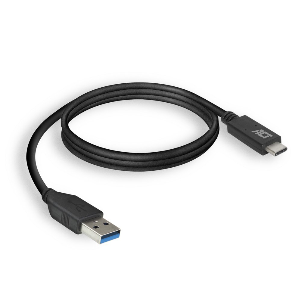 ACT AC7416 USB-kabel 1 m USB 3.2 Gen 1 (3.1 Gen 1) USB C USB A Zwart – 3
